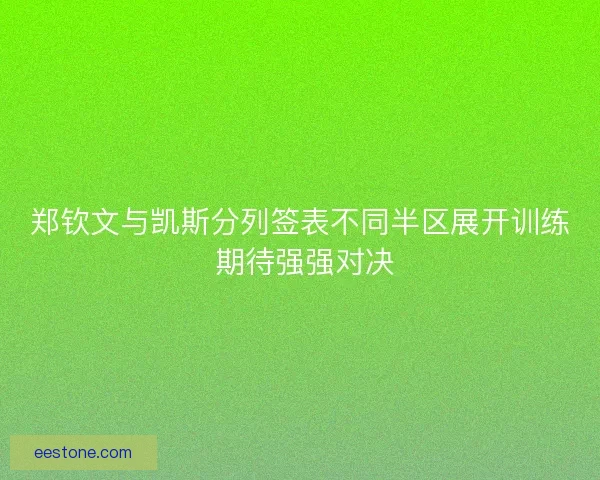 郑钦文与凯斯分列签表不同半区展开训练 期待强强对决 郑钦文与凯斯分列签表不同半区展开训练 期待强强对决